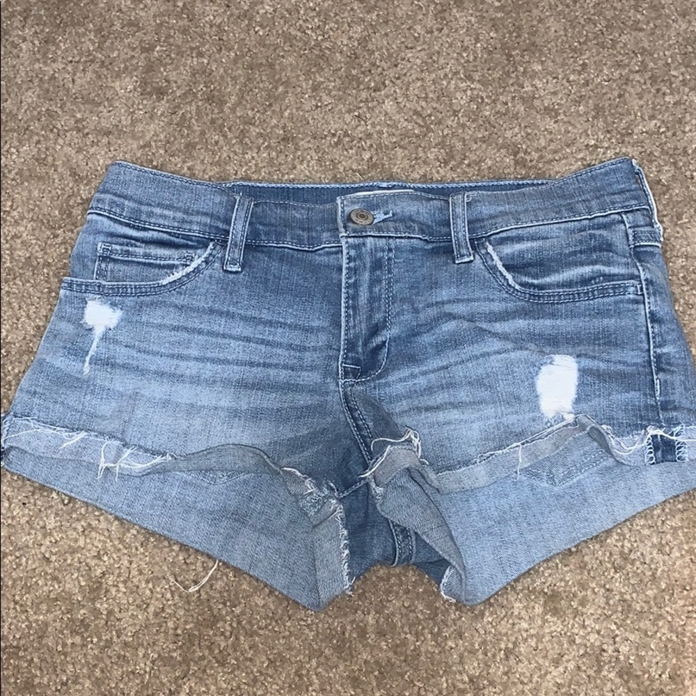 Shortie jean shorts